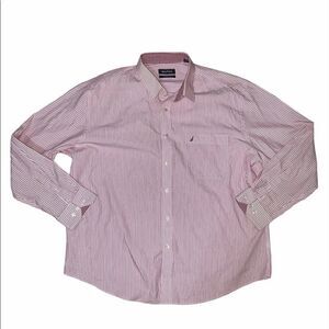 Nautica Classic Striped Button Down Shirt